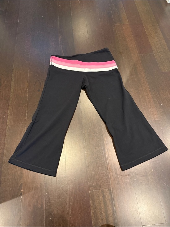 lululemon athletica Pants - lululemon athletica Black Legging with Orange Logo Tag original vintage design